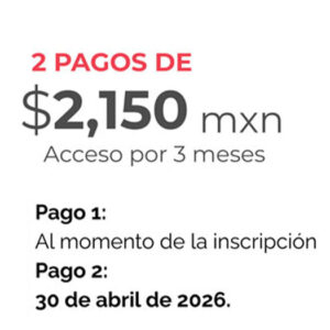 Papalote: Inscripción en 2 pagos